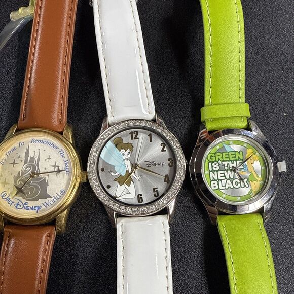 Vintage Disney Watch Lot Of 6 - Princess, Pooh, Fairies, Disney World - Picture 4 of 8